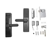 Fingerprint Door Lock Smart Digital Keypad Lock Keyless Entry Door Lock with APP Unlocking for Wooden Door Home Office Aluminum Alloy Power Supply 4 AA Batteries