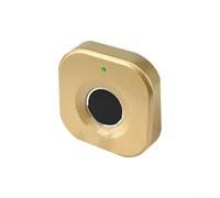 Fingerprint drawer lock for cabinet with USB charging and low battery notification, suitable for office, gym, and bathhouse batch management needs (gold)