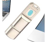 Fingerprint encrypted USB Flash Drive USB Stick, Password protection Usb Sticks for Data Storage Type-C Jump Drive, Up to 10 Fingerprint ID 256GB