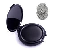 Fingerprint Ink Pad, Black Red Blue Thumbprint Ink Pad for Notary Supplies Portable Fingerprint Kit for Identification Security ID Fingerprint Cards Law Enforcement Fingerprint Stamp Ink Pad