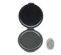 Fingerprint Ink Pad - Quick-Dry Identification Imprint Tool, Portable Compact Design | Professional Notary Stationery, Legal Registry Supplies, Office Document Marking Equipment, Craft Classroom U