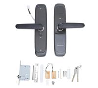 Fingerprint Keypad Door Handle Lock Smart Keyless Entry Electronic Lock with App Control Enhanced Safety Emergency Access for Home Apartment (6068)
