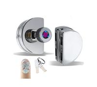 Fingerprint Lock for Glass Door Remote Control Door Lock for Office Electronic Key Lock Smart Lock IP65 Waterproof