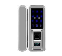 Fingerprint Lock Touch screen Keyless Smart Lock with Keypad and LCD Screen for Home Office Safes Biometric Door Locks Hotel Office(TypeA)