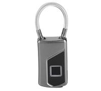 Fingerprint Padlock,IP66 Waterproof Security Keyless Lock USB Rechargeable Door Lock for House Door, Backpack, Suitcase, Bicycle etc