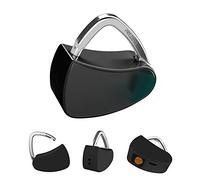 Fingerprint Padlock, Smart Lock with Keyless Biometric, Colorful, Fashionable Lock, Compact Lock, Summer Gift, USB Rechargeable. (Vivid Graphite)