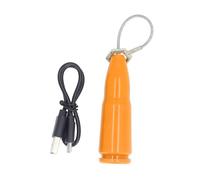 Fingerprint Padlock Water Resistant Anti Cut Keyless Mini Biometric Luggage Lock for Gym Suitcase Backpack Office (Yellow)