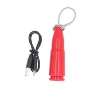 Fingerprint Padlock Water Resistant Anti Cut Keyless Mini Biometric Luggage Lock for Gym Suitcase Backpack Office (Red)