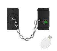 Fingerprint Smart Lock Designed for Child Safety, Adjustable Window Ventilation Limits, Type C Charging Interface, Efficient Low Power Operation, Secure Fingerprint Access (Black)