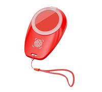 Fingerprint Stamps Pads - Compact Red Inks, Lanyard Included for Easy Carry, Impressive Ink Adherence | Pads for Security ID Notary Identification Verification Cards Professional Office Home