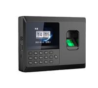 Fingerprint Time Clock with LCD Screen, Software-Free Smart Reporting, Easy Installation, Supports Power Bank Supply