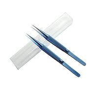 Fingerprint Tweezers Maintenance Tool Non-Magnetic Tweezers for Alloy for Electronic Compone Alloy Board Flying Multifunctional