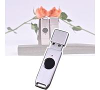 Fingerprint Unlock Usb Flash Drive, High Sensitivity Recognition, Fast Transmission, 20Mb/S Encrypted Storage Stick For Android/Pc(Silver+256g)