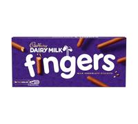 Fingers Milk Chocolate Biscuits 114g "Indulgence in every bite, a moment of pure decadence" (Pack Of 6)