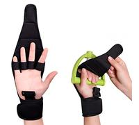 Fingers Support Training Brace, Stroke Rehab Arthritis Gloves, Thumb Wrist Injury Recovery Splint, Finger Separator Hand Orthotics Carpal Tunnel, Joint Pain Relief Corrector - Any Age Women Men (1)