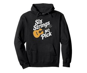 Fingerstyle Acoustic Guitarist Plays Classical Folk Styles Pullover Hoodie