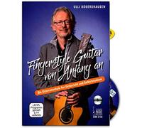 Fingerstyle guitar from the start - guitar school for lessons and self-study by Ulli Bögershausen with DVD and Dunlop Plek