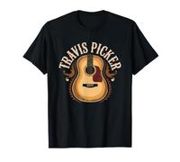 Fingerstyle Guitarist Travis Picking Country Blues Acoustic T-Shirt