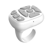 Fingertip Control Ring - Wireless Scroll Clicker, Blueetooth Remote Swipe | Rechargeable Smart Controller, Touch Wearable Device, Handy Page Turner, Ideal Video Control, Compact Camera for Input Tool