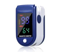Fingertip Pulse Oximeter, Finger Pulse Oximeter, Portable Digital Pulse Oximeter with 4-Color Display, Measuring SPO2, PR, and PI