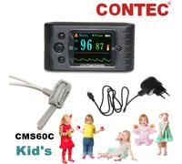 Fingertip Pulse Oximeter Infant Blood Oxygen Sleep Record Heart Rate Monitor+SW
