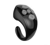 Fingertip-Sized Remote Control For On-the-Go Use Works With Popular Apps 5.3 Connectivity 48 Hours Continuous Operation(Black)