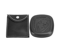 Fingertip Slider Toy, Metal Fingertip Slider for Stress Relief, Four Way Rotating Push Card with Magnetic Design, Premium Zinc Alloy Gadget Clicker for Relaxation and Anxiety Relea (Black)