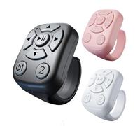 Fingertip Wireless Blue-tooth Remote Control, 3pc Tik-tok Scroller Ring, Tik-tok Finger Scroller Page Turner, Tik-tok Blue-tooth Scrolling Ring Remote, Page Turning Remote Control For Videos