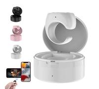 Fingertip Wireless Bluetooth Remote Control, 2 Pieces Wireless Finger Scroller, Blue-Tooth Finger Ring Page Turning Remote Control for Phones Tablets Flip Page (White Box)