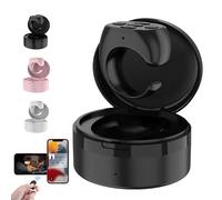 Fingertip Wireless Bluetooth Remote Control, 2 Pieces Wireless Finger Scroller, Blue-Tooth Finger Ring Page Turning Remote Control for Phones Tablets Flip Page (Black Box)