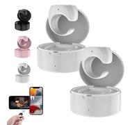 Fingertip Wireless Bluetooth Remote Control, 2 Pieces Wireless Finger Scroller, Blue-Tooth Finger Ring Page Turning Remote Control for Phones Tablets Flip Page (White Box 2PCS)