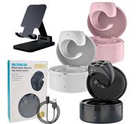 Fingertip Wireless Bluetooth Remote Control, Scrolling Ring with Charging Case, Bluetooth Remote Control Page Turner, Finger Remote for iphone/Android, Adapt To All Apps (3Pcs)