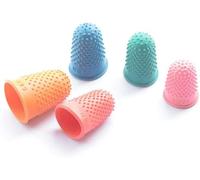Fingertips 5 Pieces Thimble Finger Cover Caps Finger Pads Gripping Aid For Money Counting Writing Sorting Useful and practical