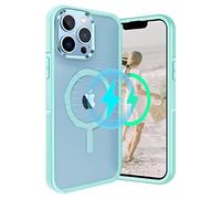 Fingic for iPhone 13 Pro Max Case [Compatible with MagSafe]Shockproof Hard PC TPU Rugged Bumper Anti-Scratch Anti-Fingerprint Military Grade Drop Protection Slim Thin Case for iPhone 13 Pro Max 6.7''