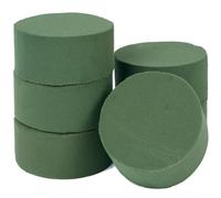 FINGOOO Round Cylinder Wet Floral Foam Blocks, Flower Foam Florist Foam for Room Décor Floristry Displays and Design