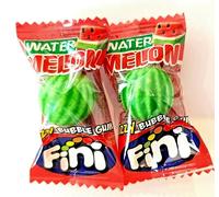 FINI BUBBLEGUM BALLS TRY ALL 7 WATERMELON BURGER CAMEL COLA TENNIS BANANA MISSIL