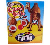 Fini Chicle Bubble Gum Camel Balls Extra Sour Liquid Filled Box 200.