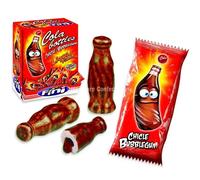 Fini Cola Bottle Gum - 200 Count - Wrapped Bubblegum with a Liquid Centre