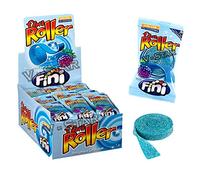 FINI Roller Fruit Flavoured Raspberry Rollers Belts Bubblegum Retro Sweets Full Box (40 Pieces) - VSTAR
