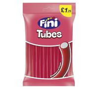 Fini Strawberry Tubes | Case of 12 x 140g | Classic Fruit Candy Pencils