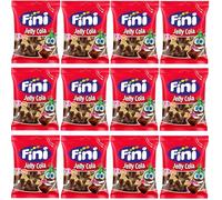 Fini Sweets Jelly Cola Brillo Bottles Gummy Jellies Candy 12 x 75 Grams Box Halal Fat Gluten Free