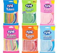 Fini Tubes Sweets 140g - Assorted Fruity, Sweet & Sour Flavours - Chewy Confectionery - Pick Your Flavour & Quantity