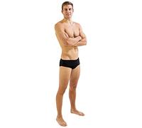 FINIS Men's Aqua Short Solid Black 28 Swim Briefs