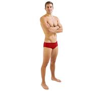FINIS Men's Aqua Short Solid Red 24 Swim Briefs