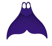 Finis Mermaid Swim Monofin for Snorkeling Diving Swimming Flippers Adult Men Womens (Medium, Purple)