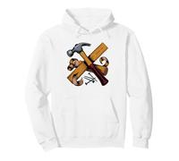 Finish Carpenter Vintage Badge Chisel Molding Old School Pullover Hoodie