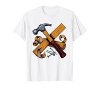 Finish Carpenter Vintage Badge Chisel Molding Old School T-Shirt