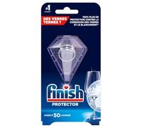 Finish, Dish and Glass Protector, 50 Washes, Protects Wine Glasses against Cloudiness, Décor Fading and Corrosion