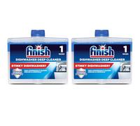 Finish Dishwasher Machine Cleaner | Original | 2 Washes (250ml x 2) |Deep Cleans and Helps to prolong life of your dishwasher