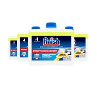 Finish, Dishwasher Cleaner, Lemon Sparkle, 1.0L Bulk (250ml x 4 pck), Removes Grease and Limescale, Fights Odour for a Cleaner Hygienic Dishwasher
